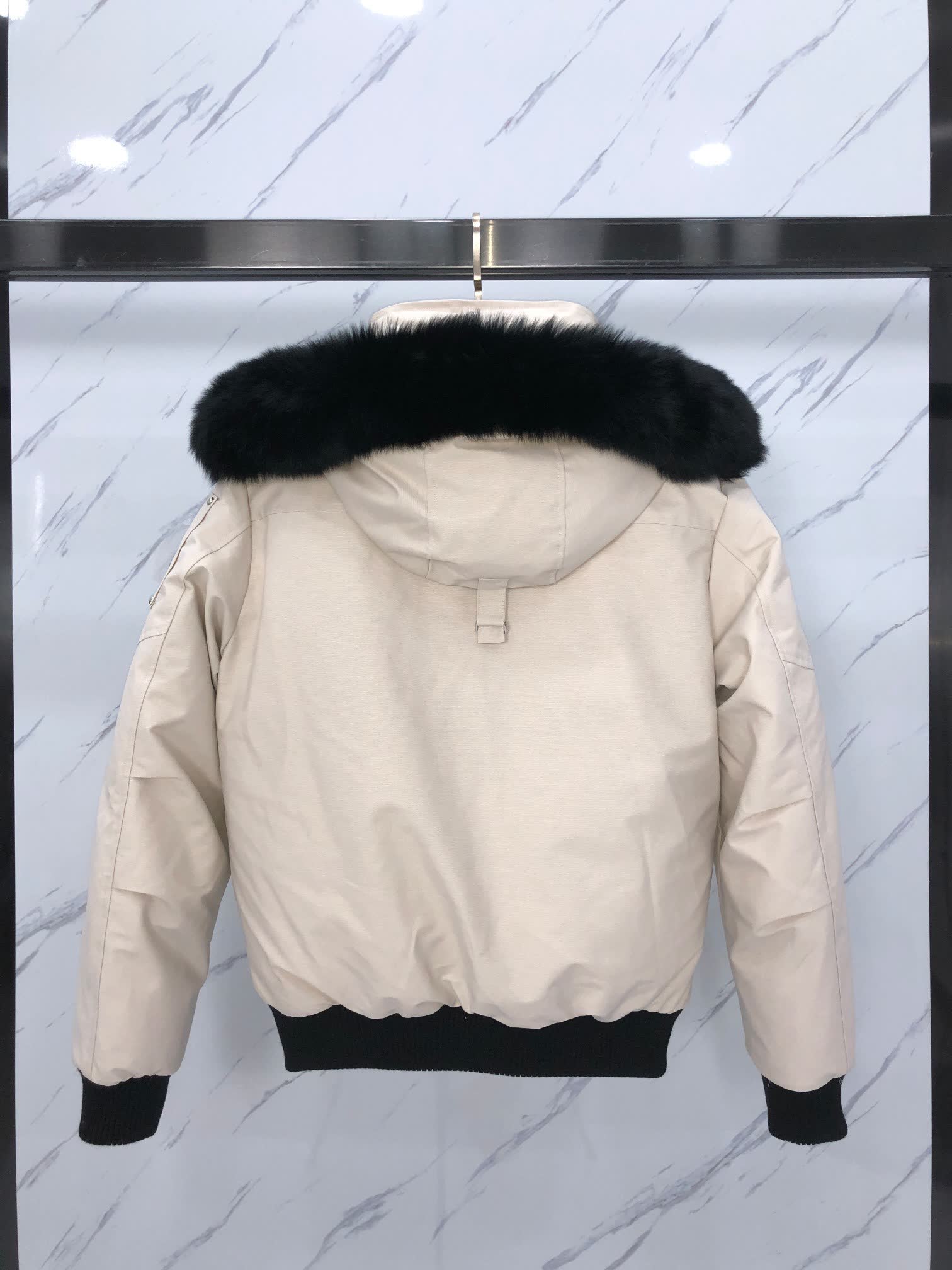 Moose Knuckles Hooded Down Bomber Jacket Moose Knuckles Hooded Down Bomber Jacket